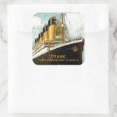 Sticker Carré RMS Titanic 100e anniversaire (Sac)