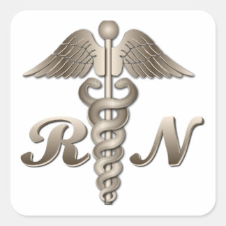 Sticker Carré RN Caduceus