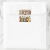 Sticker Carré Robe espagnole et mauresque (Sac)