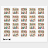 Sticker Carré Robe étrusque (Feuille)
