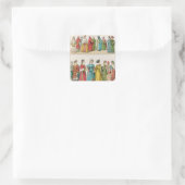 Sticker Carré Robe italienne (Sac)