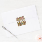 Sticker Carré Robe mexicaine (Enveloppe)