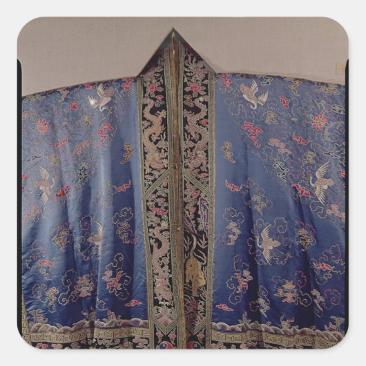 Sticker Carré Robe taoïste d'un temple impérial (Devant)