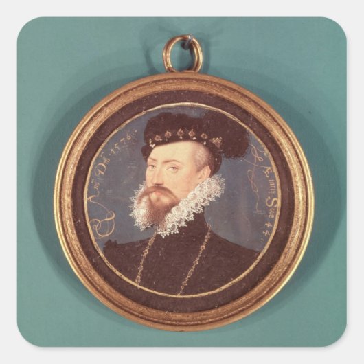 Sticker Carré Robert Dudley, comte de Leicester (c.1532-88) 1576 (Devant)