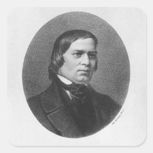 Sticker Carré Robert Schumann, 1839 (Devant)