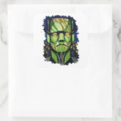 Sticker Carré Robot Frankenstein alias Monster de Frankenstein (Sac)