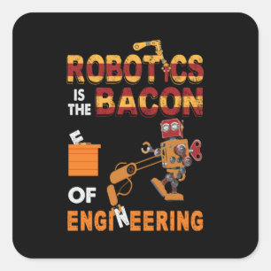 Sticker Carré Robotique De L'Ingénieur
