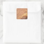 Sticker Carré Rocher de granit couleur rouille (Sac)