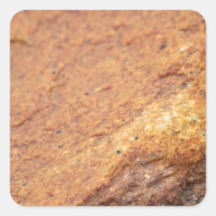 Sticker Carré Rocher de granit couleur rouille