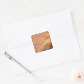 Sticker Carré Rocher de granit couleur rouille (Enveloppe)
