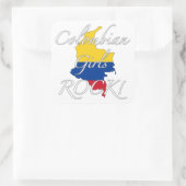 Sticker Carré Rocher des filles colombiennes ! (Sac)