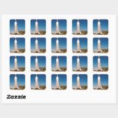 Sticker Carré Rocket Exploration Spatiale (Feuille)