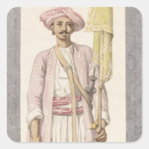 Sticker Carré Rocket Man of Tipoo Sultan (1750-99), c.1793-4 (w/
