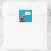 Sticker Carré Rodin's Thinker (Sac)