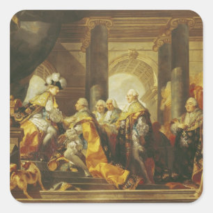 Sticker Carré Roi de Louis XVI de la France