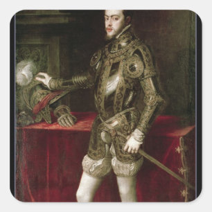 Sticker Carré Roi Philip II 1550