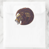 Sticker Carré Roi pour le jour (Sac)