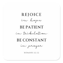 Romains 12:12 verset biblique