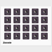Sticker Carré Romance sombre (Feuille)