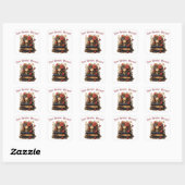 Sticker Carré Romance Sombre Obsédante (Feuille)