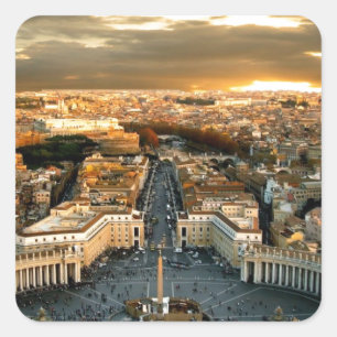 Sticker Carré Rome