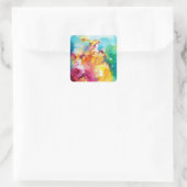 Sticker Carré RONDO EN LAGON / Bal mascarade vénitienne (Sac)