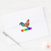 Sticker Carré Rooster DeColores (Enveloppe)