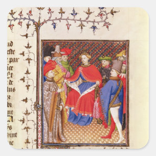 Sticker Carré Rosane répond aux représentants des personnes