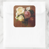 Sticker Carré Rose (Sac)