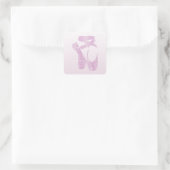 Sticker Carré rose (Sac)