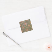 Sticker Carré 'Rose - 93' (Enveloppe)