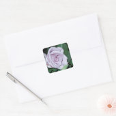 Sticker Carré Rose argenté (Enveloppe)