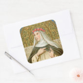 Sticker Carré Rose de Lima (BK 020) (Enveloppe)