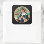 Sticker Carré Rose de Lima (Détail; K 48) (Sac)