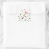 Sticker Carré Rose Flowers (Sac)