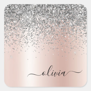 Sticker Carré Rose Gold