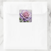 Sticker Carré Rose pourpre (Sac)