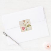 Sticker Carré Rose Rose, c.1568 (Enveloppe)