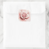 Sticker Carré Rose rose rose (Sac)