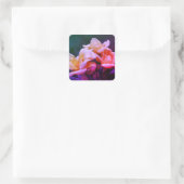 Sticker Carré Rosebuds teintés Floral (Sac)