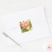 Sticker Carré Roses in Bloom (Enveloppe)