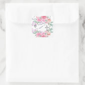 Sticker Carré Roses roses roses roses rose religieuse (Sac)
