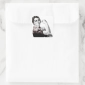 Sticker Carré Rosie the Riveter (Sac)