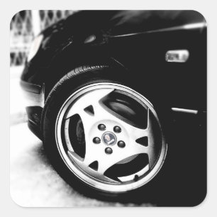 Sticker Carré Roue aérienne de Saab (klingon)