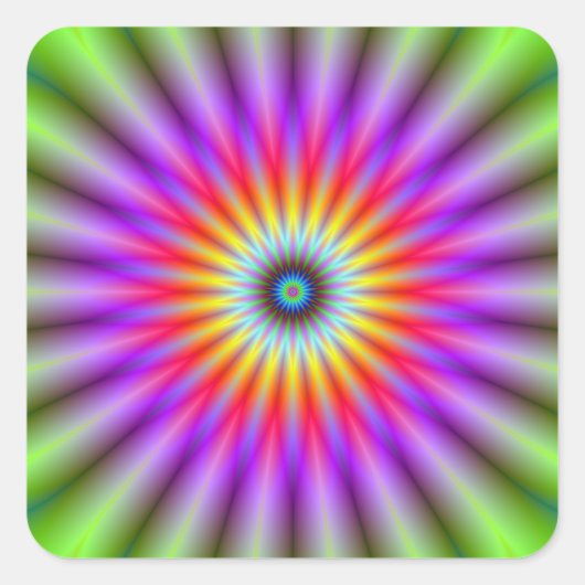 Sticker Carré Roue de l'autocollant (Devant)