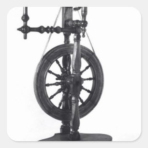 Sticker Carré Roue de rotation