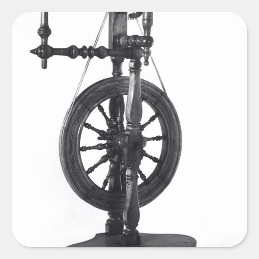 Sticker Carré Roue de rotation (Devant)