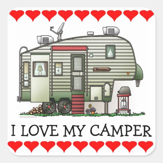 Sticker Carré Roue haute technologie 5e (Devant)