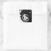 Sticker Carré Roue Saab Aero (klingon) (Sac)