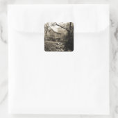 Sticker Carré Roue vintage (Sac)